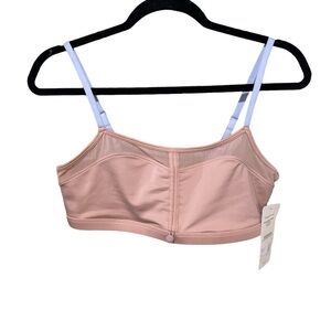 Fabletics size large NWT sports bra with front ruching